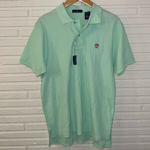 Simply Southern Green Kennedy Collared Polo, Men’s Size Medium